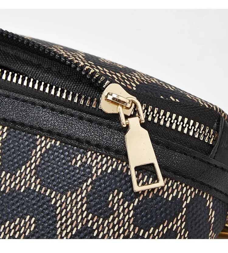 Sac banane bandoulière tendance femme 2023, imprimé léopard simple et décontracté, porté épaule ou buste._voghion.com