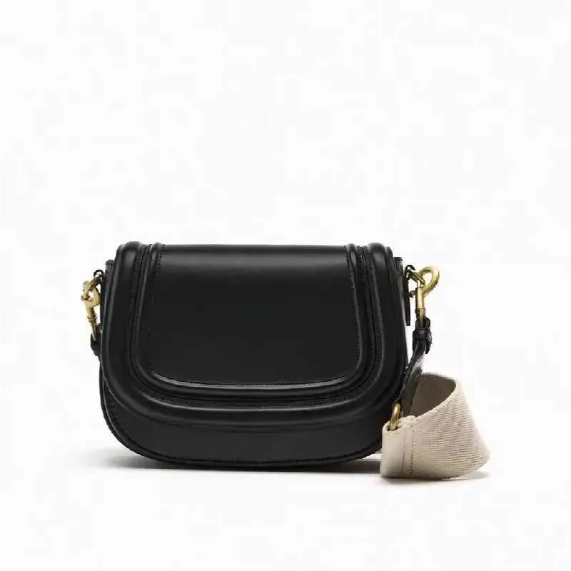 2024 Neue Umhängetaschen für Damen aus Pu-Leder mit stilvollem, breitem Riemen, modische Schultertaschen in Volltonfarbe, UnterarmtaschenC241216_voghion.com