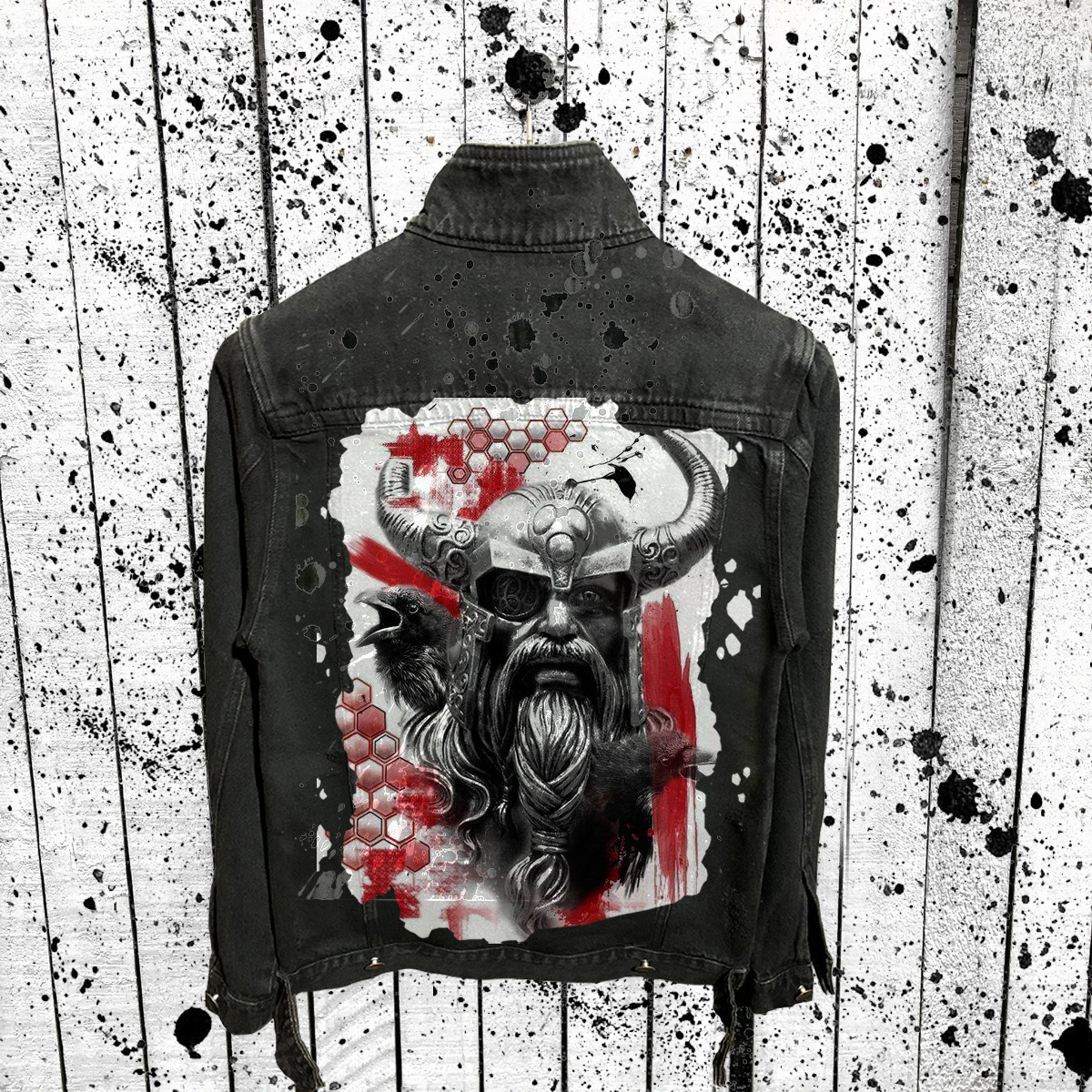Giacca di jeans da uomo retro denim classica vintage_voghion.com