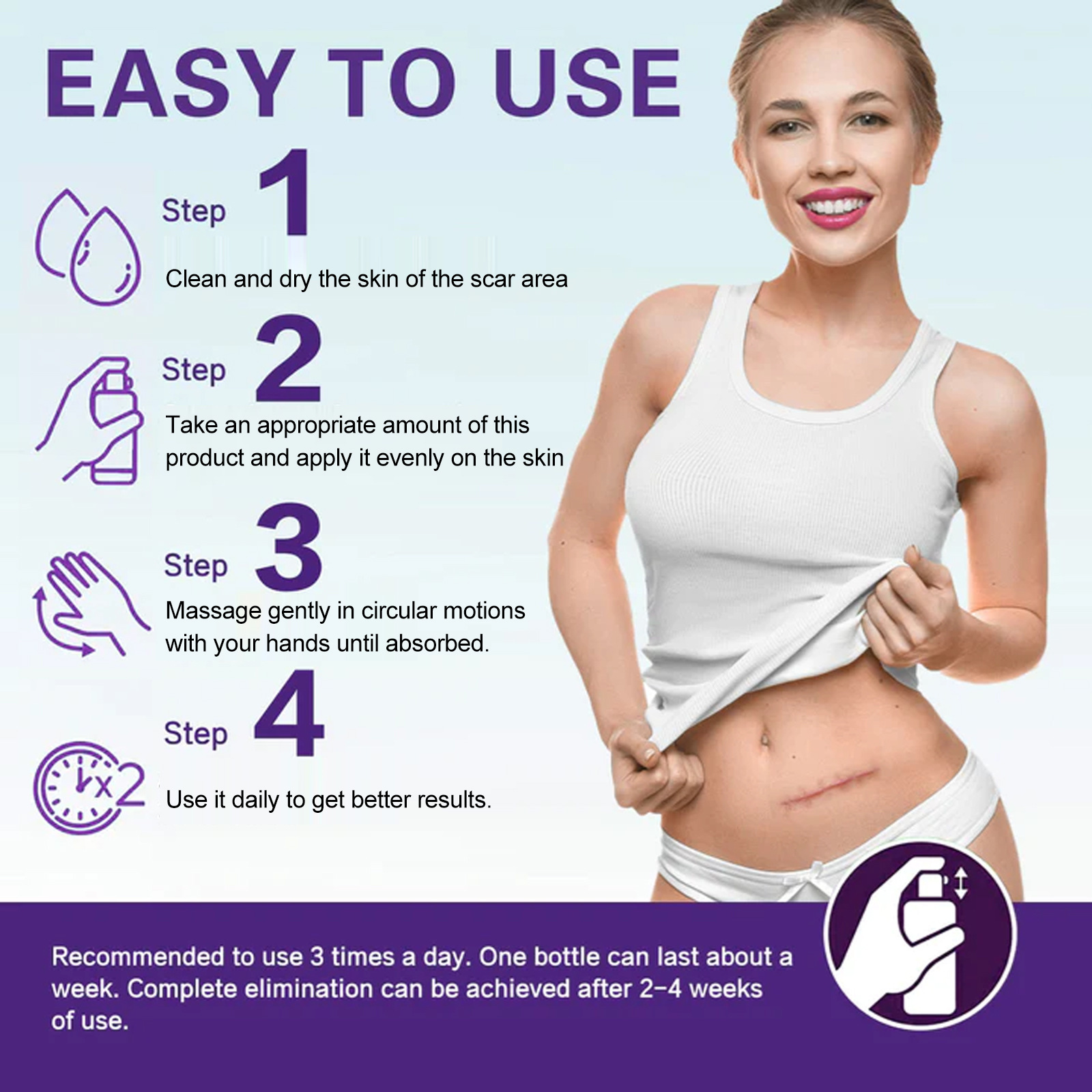 West&Month for at lette acnemærker, arreparation ved graviditetskirurgi hududglattende creme_voghion.com