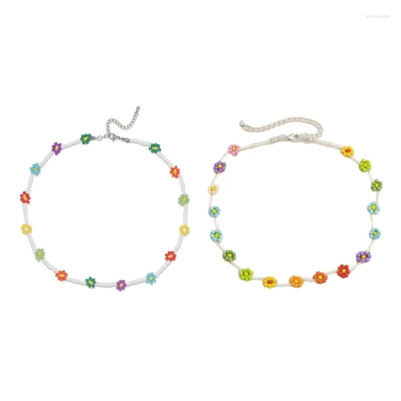 Chains Resin Beaded Clavicle Necklaces Women Summer Jewelry Neck For Woman_voghion.com
