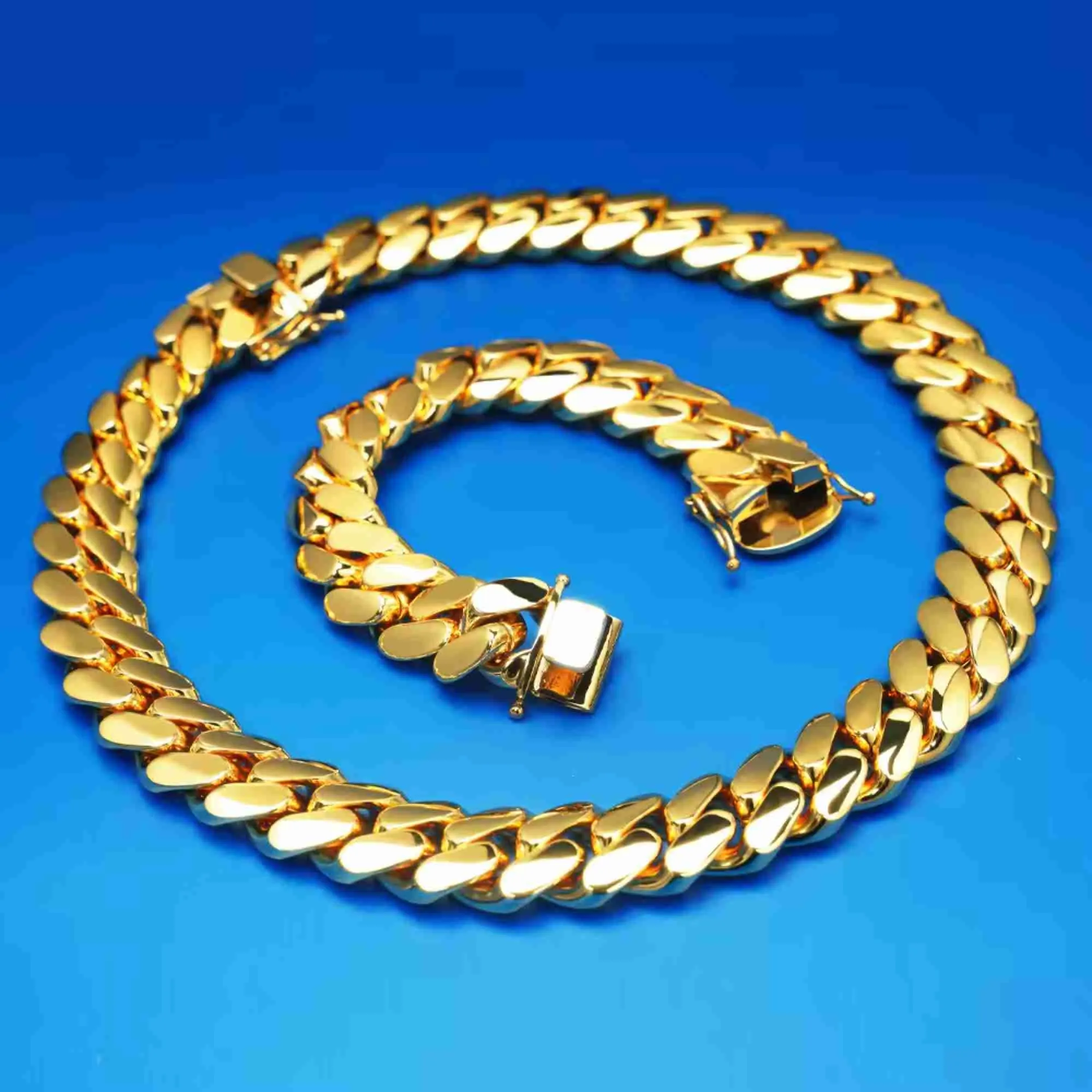 Coliere de designer de top, en-gros, choker, aur de 14k, personalizat, 20 mm, lanț cubanez Miami_voghion.com