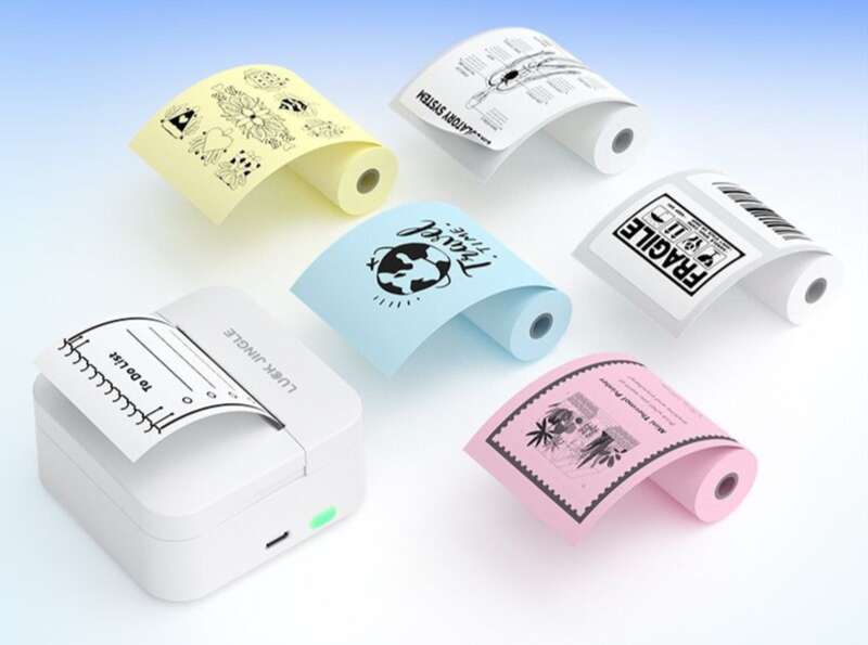 Student Mini Incorrect Question Printer Ink Free Wireless Connection Phone Chinese English Printing TypeC Charging_voghion.com
