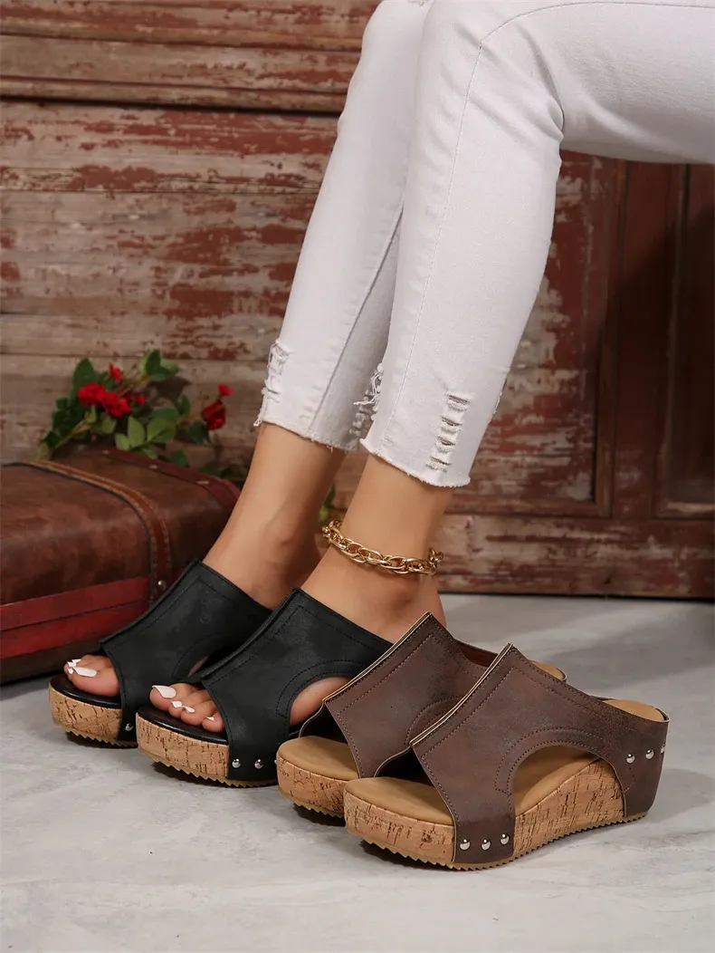 Sandali con zeppa donna comodi traspiranti estivi casual_voghion.com