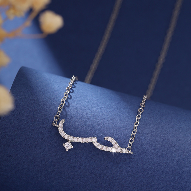 Necklaces New Arabic Letter Love Love Clavicle Necklace Necklace Fashion Necklace Women