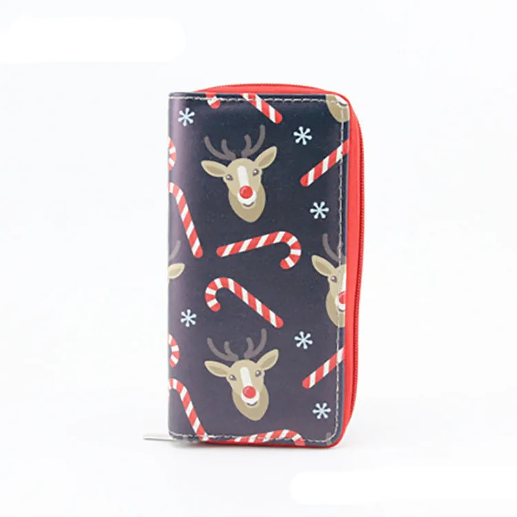 Baby Christmas elk Alpaca Print Coin Purse cartoon Xmas deer Alpacasso children wallet 12 styles women Hand bags C5223_voghion.com