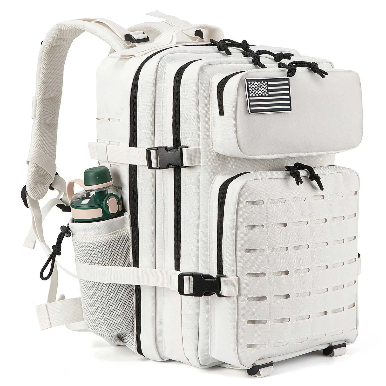 Zaino tattico QT QY 25L/45L per uomo e donna, per sopravvivenza all'aperto, piccolo zaino scolastico, con bottiglia_voghion.com