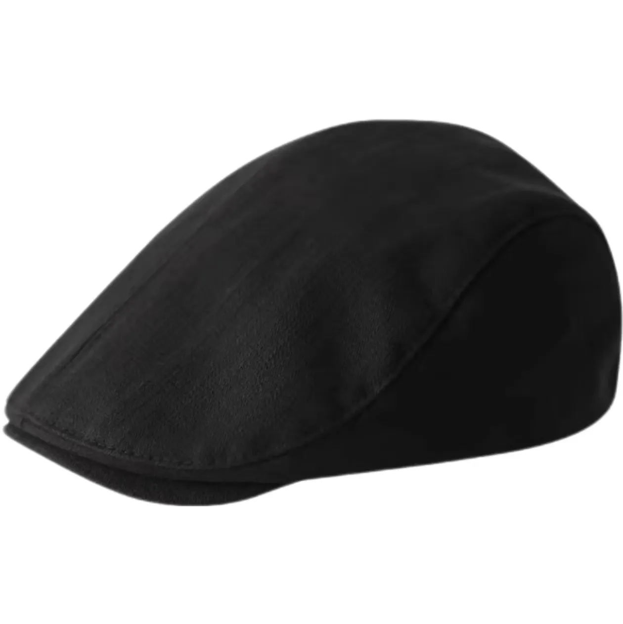 British Style Retro Newsboy Cap For Women Solid Colour Summer Hat_voghion.com