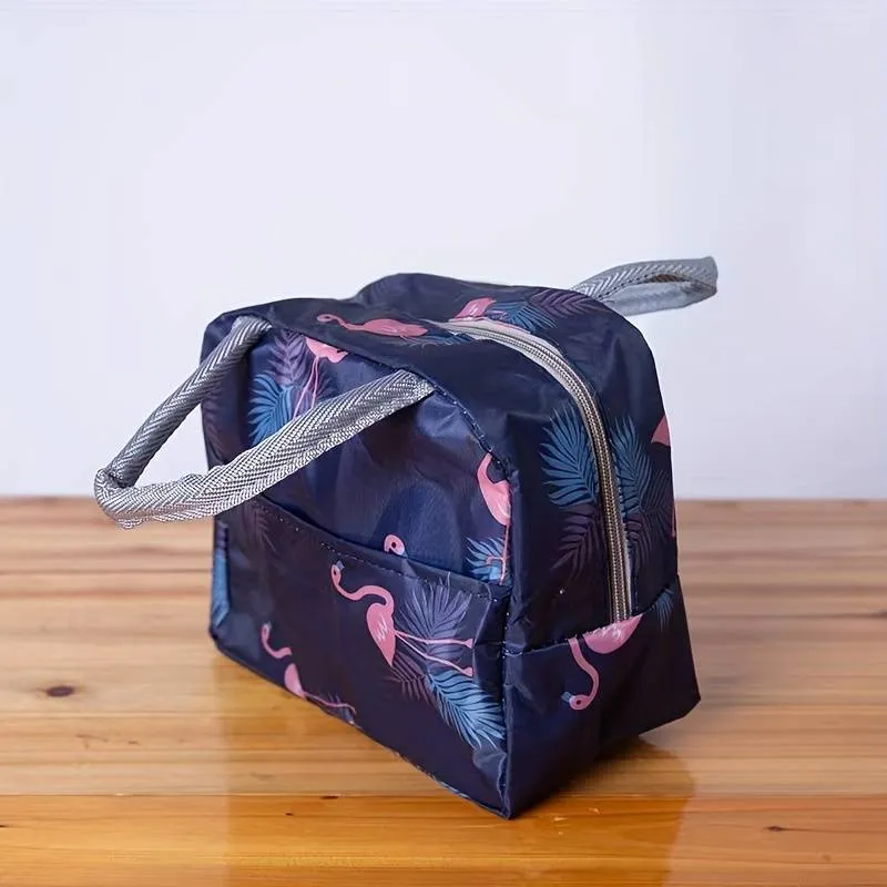 Insulated Aluminum Foil Lunch Bag Waterproof And Oil-proof Portable Stylish Convenient Storage Solution For School Work_voghion.com