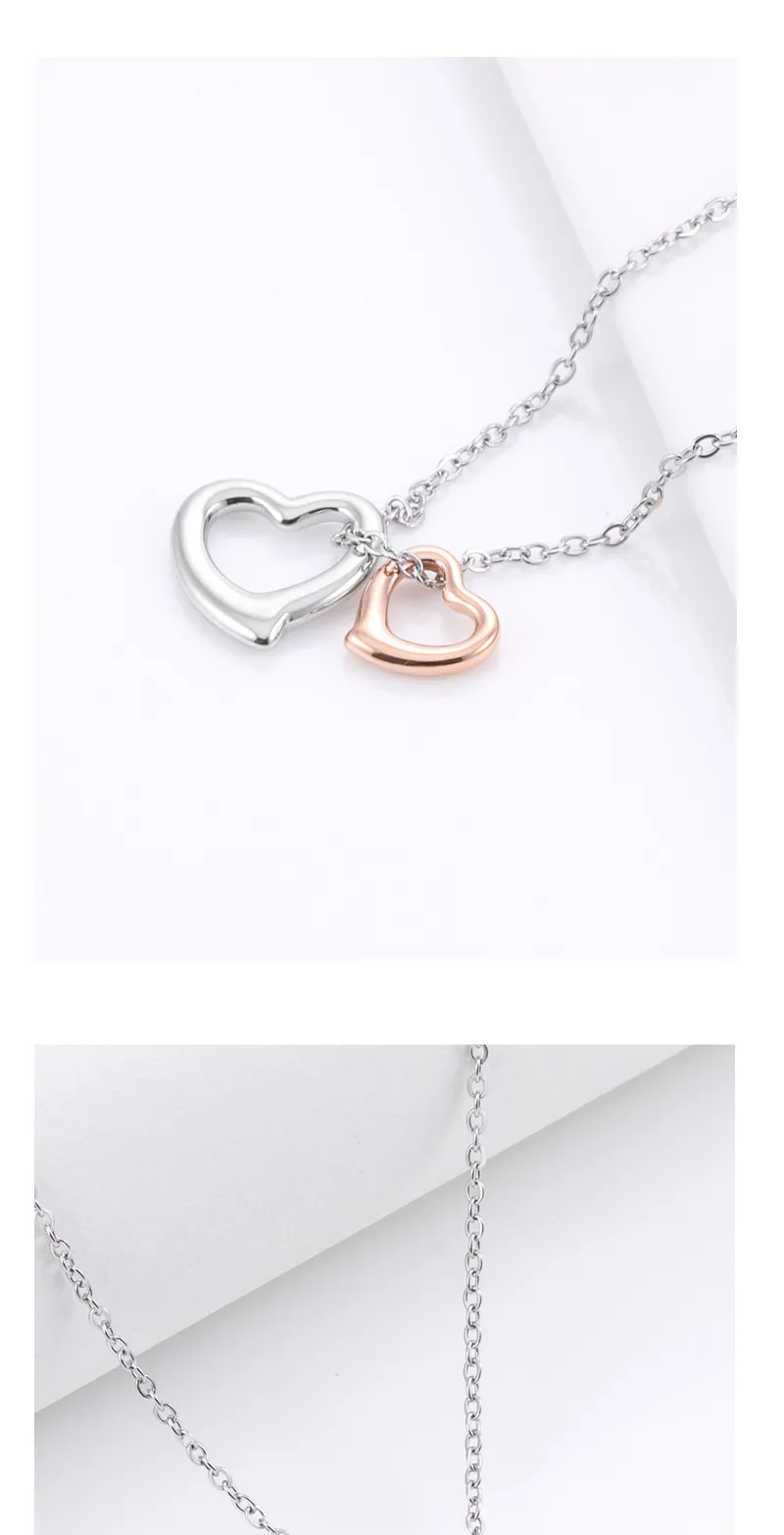 Hose Halsketten Damen Hals Schmuck Valentinstag Göttin Geschenk Schlüsselbein Kette Mini Herz Pfirsich Halskette Für_voghion.com