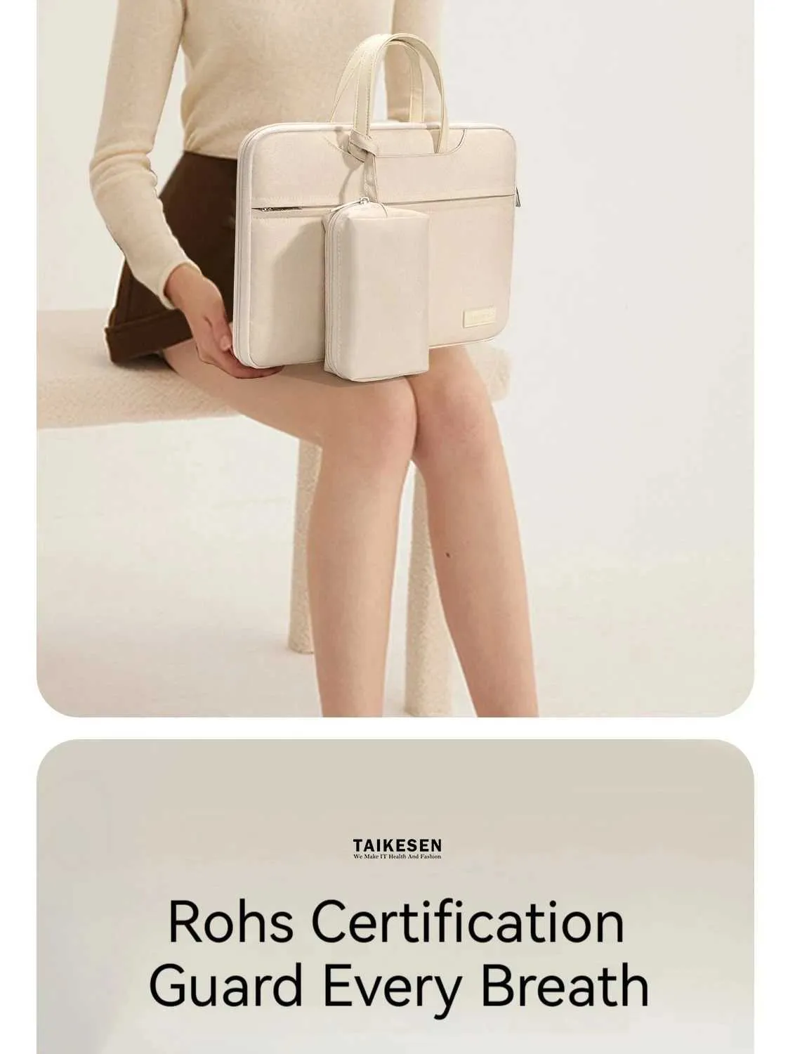Borsa per notebook da donna elegante 13,3 14 16 pollici portatile custodia per laptop libro Pro custodia borsa valigetta borsa da viaggio C24111_voghion.com