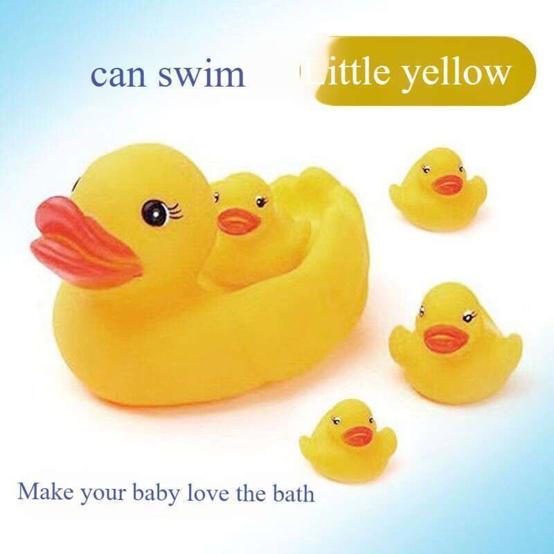 Anatre colorate e carine: giocattoli gialli per bambini, pizzica, chiama piccole anatre, fai il bagno, gioca con i bambini in acqua, nuota, anatra_voghion.com