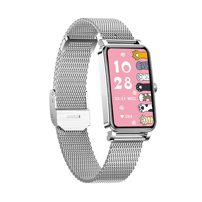 ZX19 Smartwatch For Women's Physiological Period Heart Rate Monitoring Information Push Bluetooth Exercise Meter Step_voghion.com