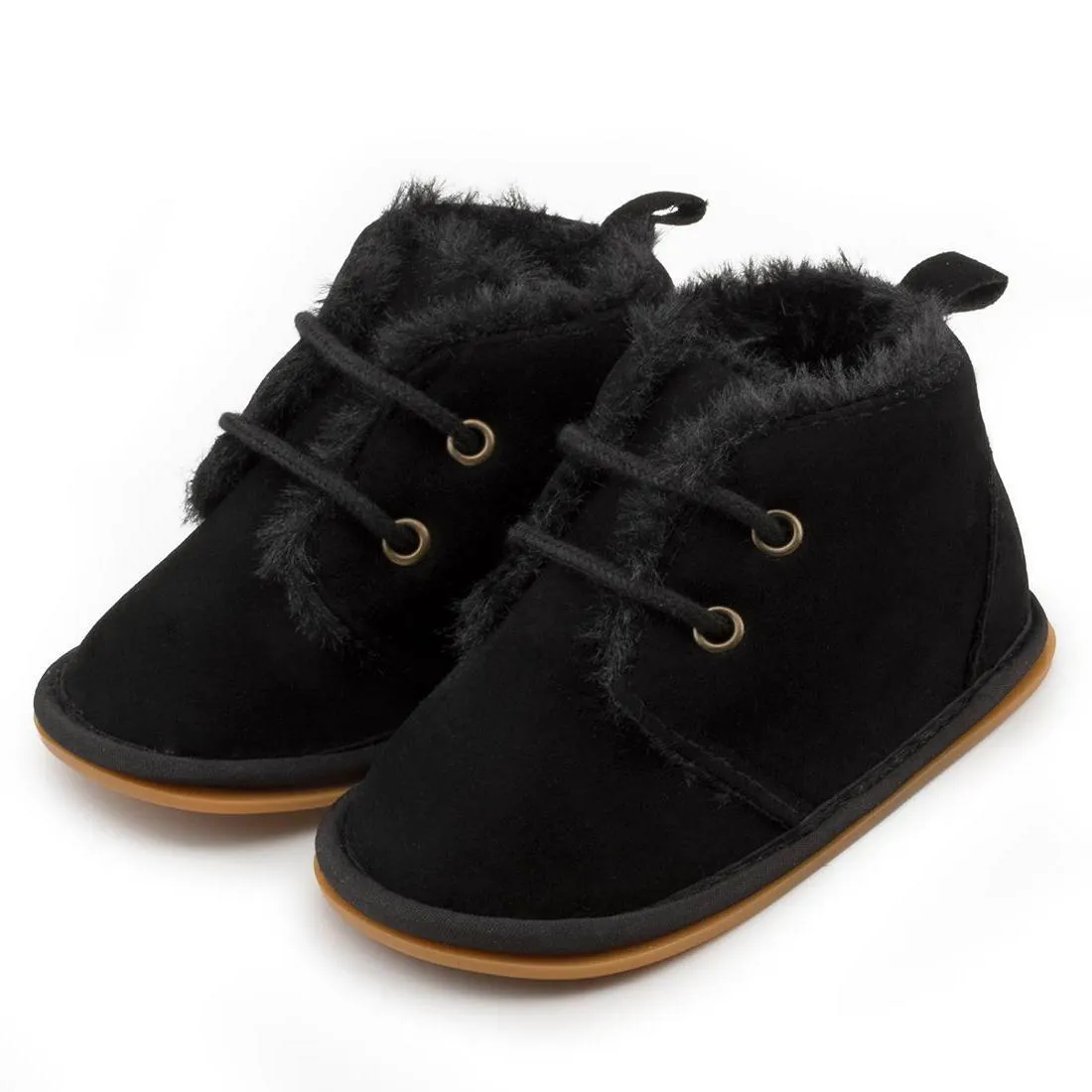 Botines de nieve de invierno para bebé, cálidos y esponjosos, Happysteps, botas para niño y niña, suela de goma, antideslizantes, suaves, para recién nacidos_voghion.com
