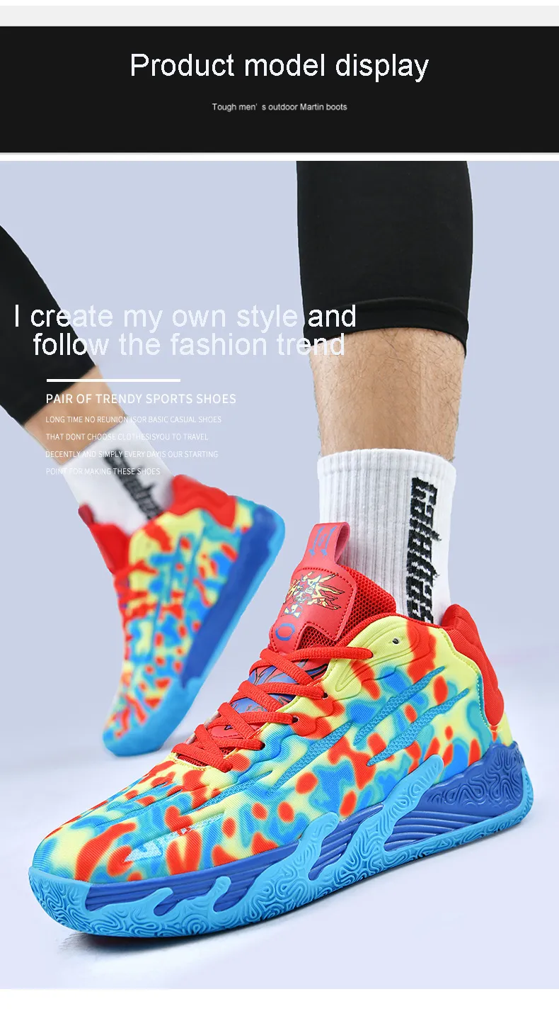 new Free Practical Cushioning Shipping Sports Breathable Casual Anti Slip And Wear-resistant Basketball Men Fashion_voghion.com
