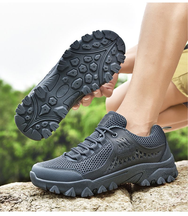 Extra große Größe rutschfeste Wüste Outdoor Wandern Freizeitschuhe Militärstiefel Funktionsschuhe_voghion.com