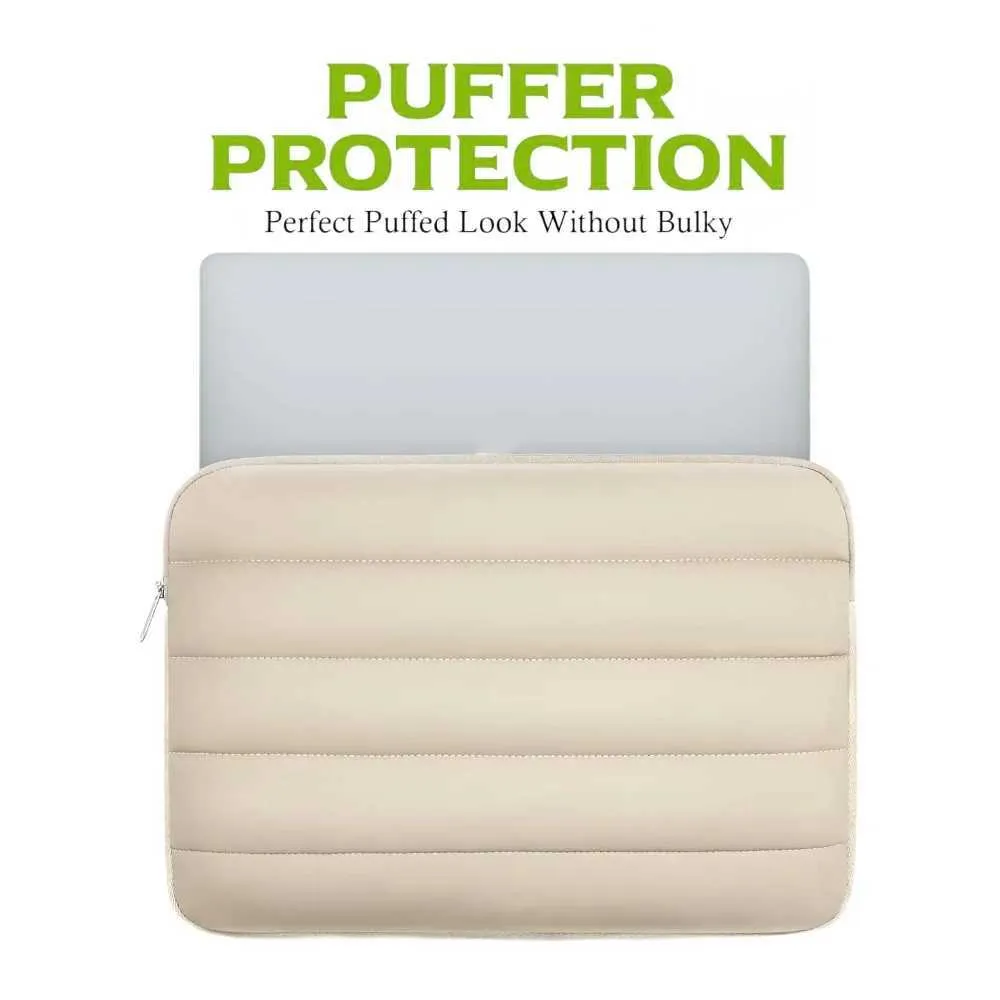 Custodia per laptop Puffy 13-14 per donna Custodia per laptop per iPad 12.9 Pro 14 Book Air 13 pollici Custodia per tablet Ba241011_voghion.com