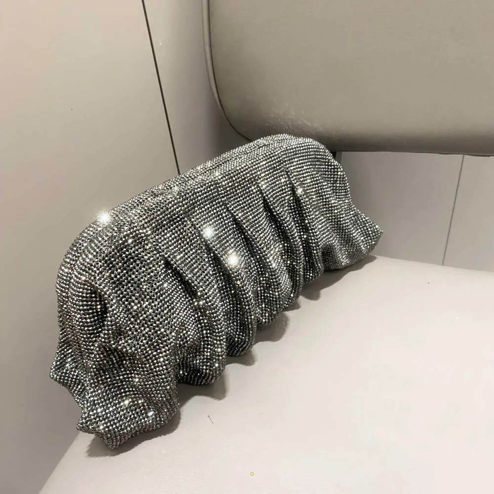 Pochettes de soirée faites à la main avec poignée brillante, nouveaux sacs à main et sacs à main pliables de créateur pour fête de mariage de haute qualité_voghion.com