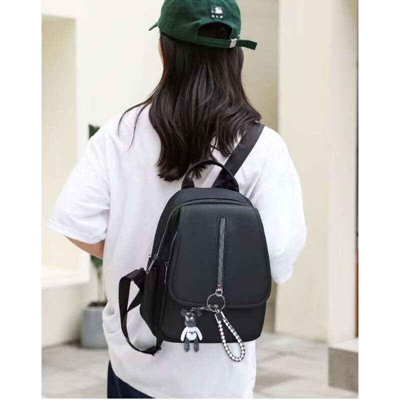 New Ladies Lightweight Oxford Cloth Waterproof Senior Travel Student Backpacks_voghion.com