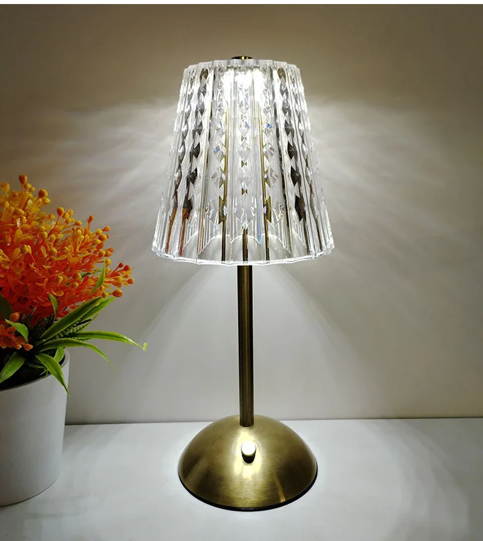 Touch Dimmable Wireless Table Lamp Rechargeable Portable Light_voghion.com