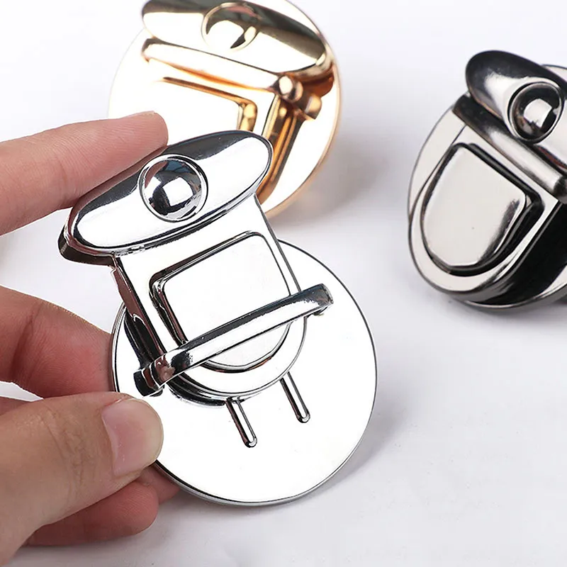 1Pcs Metall Durable Verschluss Drehen Twist Lock Für DIY Handtasche Geldbörse Lage Hardware Verschluss Tasche Teile Zubehör_voghion.com