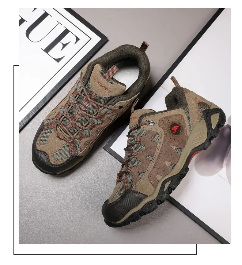 Large-size Fashion Trendy Outdoor Shoes, Casual Lightweight And Comfortable Hiking Shoes, All-season Breathable Hiking Shoes_voghion.com