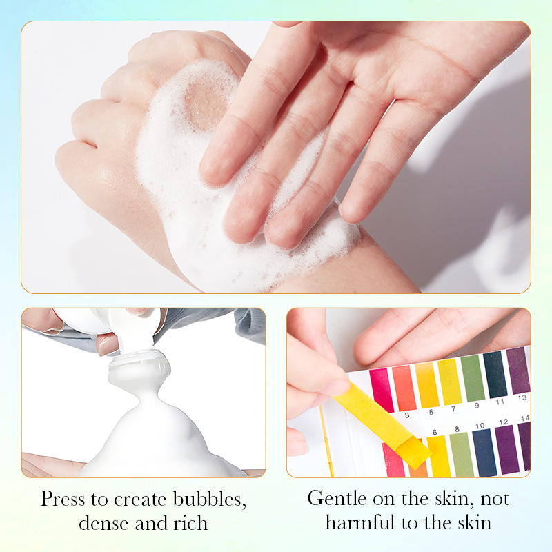 All English SADOER Mild Mousse Deep Cleaning Foam Delicate Facial Cleanser_voghion.com