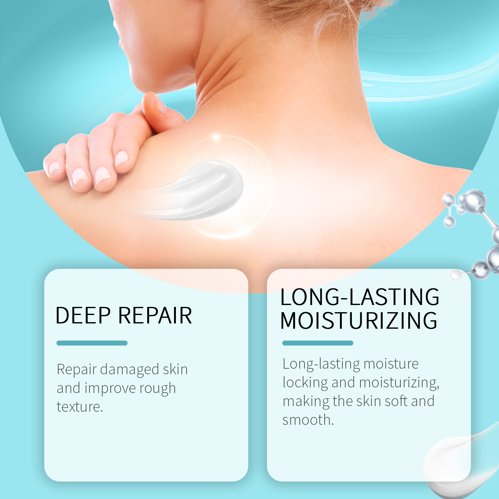 EELHOE Black Acanthosis Skin Repair Set For Repairing Blackened Armpits, Arms, Knees And Joints, Moisturizing And Whitening Body Care Cream_voghion.com