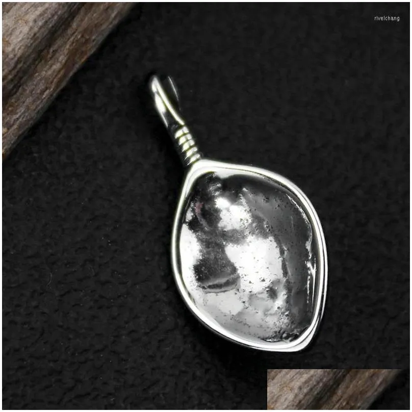 Pendant Necklaces Stainless Steel Eagle Feather Tribe Leaf Necklace Blue Stone Punk Woman Bohemian Diy Jewelry Making_voghion.com