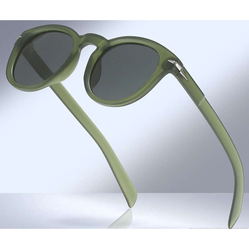 New Polarized Men's Sunglasses, Trendy British Round Frame Sunglasses_voghion.com