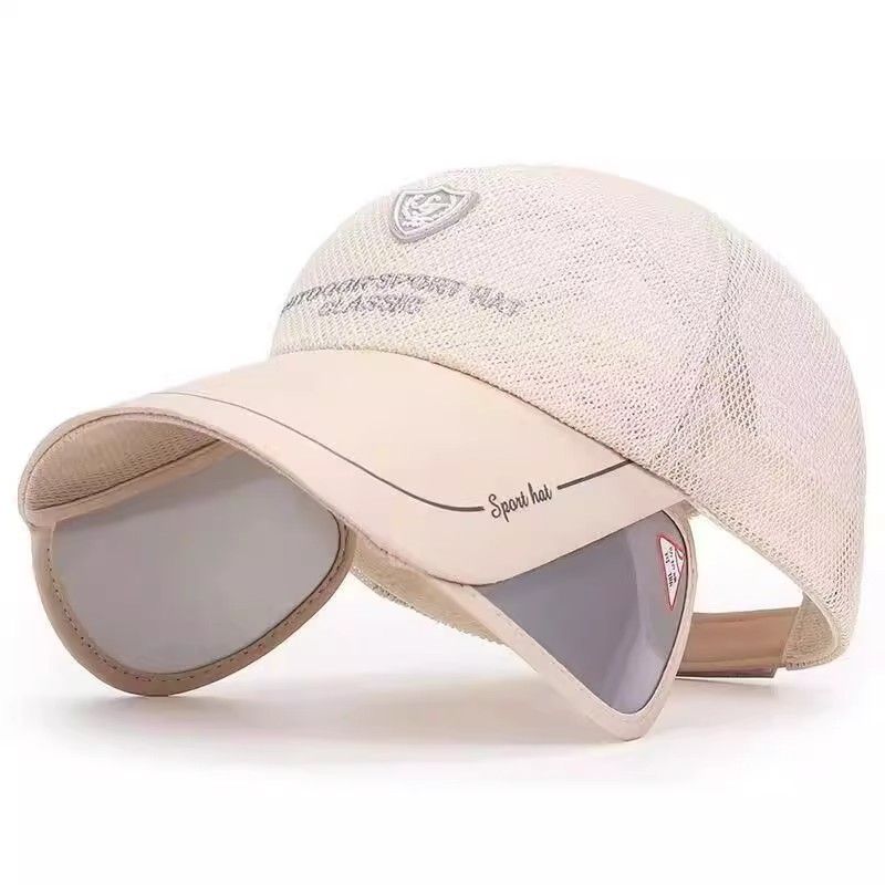 Szybkoschnąca, oddychająca, męska czapka baseballowa Duckbill Fishing z siateczki na zewnątrz, chroniąca przed słońcem_voghion.com