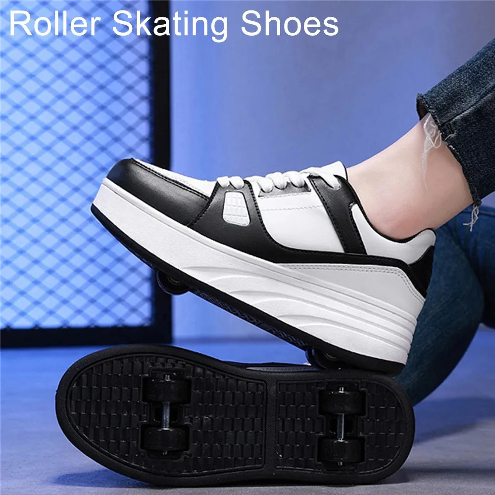Tekerlekli Çocuk Paten Moda Açık Hava Sporları Kaykay Ayakkabıları 240701_voghion.com