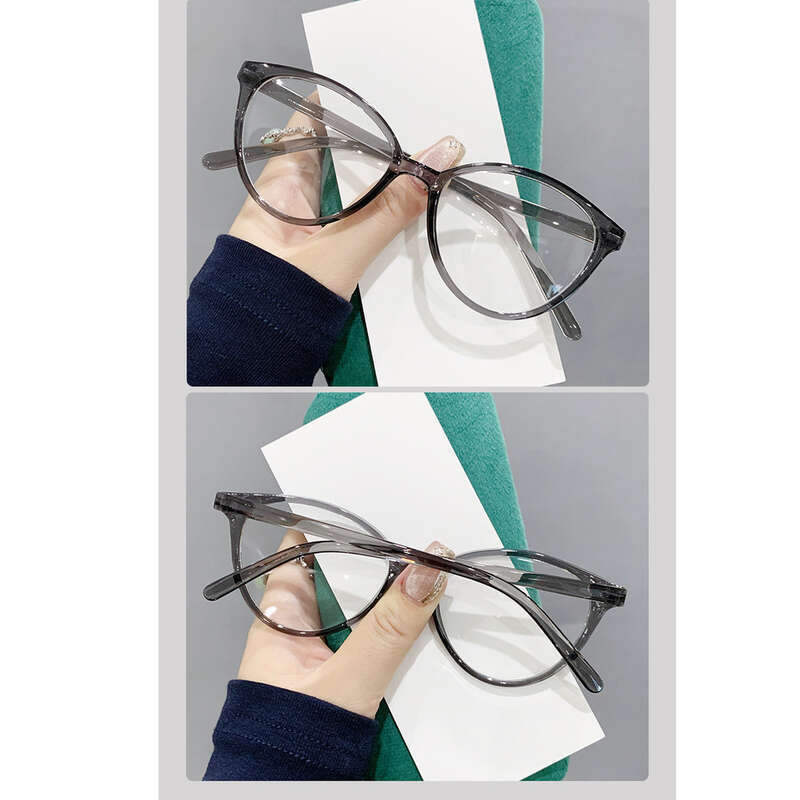 Monture de lunettes personnalisée de couleur écaille de tortue, œil de chat, imprimé léopard, lunettes anti-bleues, tendance à la mode, niche,_voghion.com