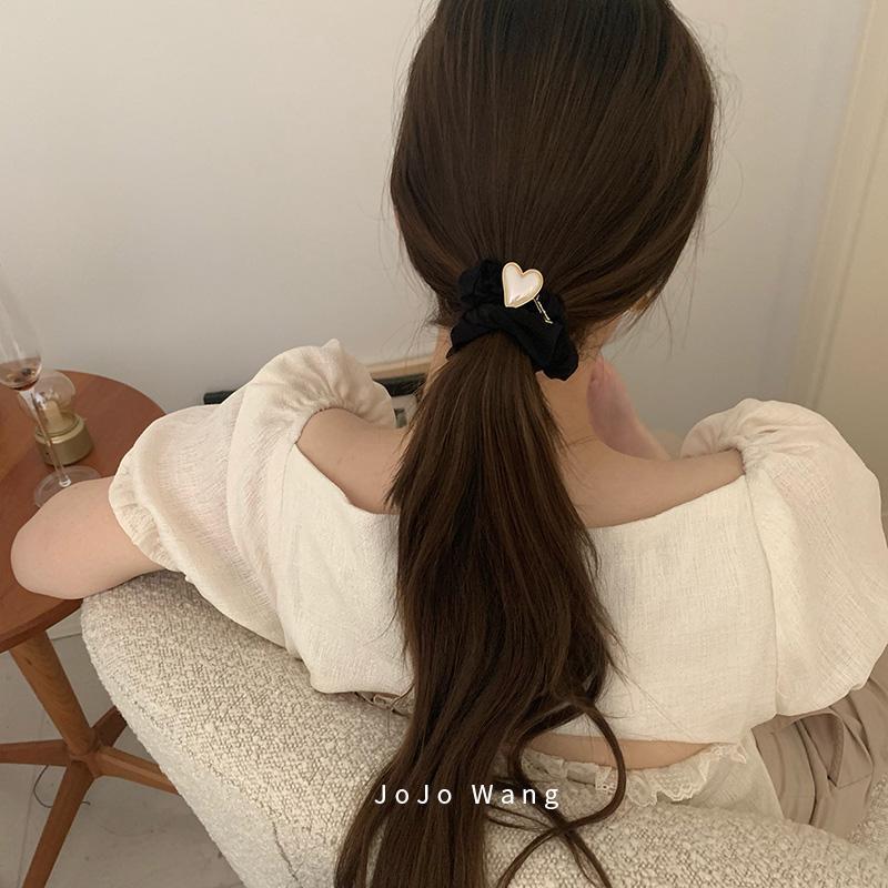 Fermaglio per capelli con perle da donna cerchietto elegante versatile_voghion.com