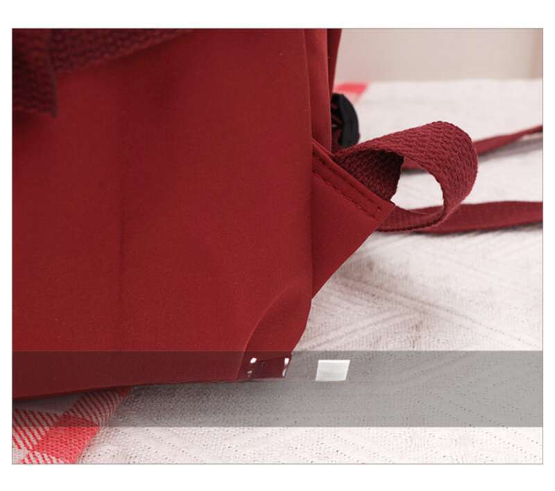 Koreanische Version der Studentinnen Große Kapazität Einfache Einfarbige Rucksäcke_voghion.com