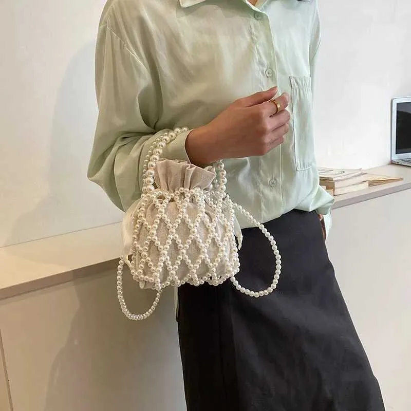 Sacs à bandoulière tissés en perles pour femmes, petit portefeuille, sac à main décontracté, porte-monnaie pour femmes, C241211_voghion.com