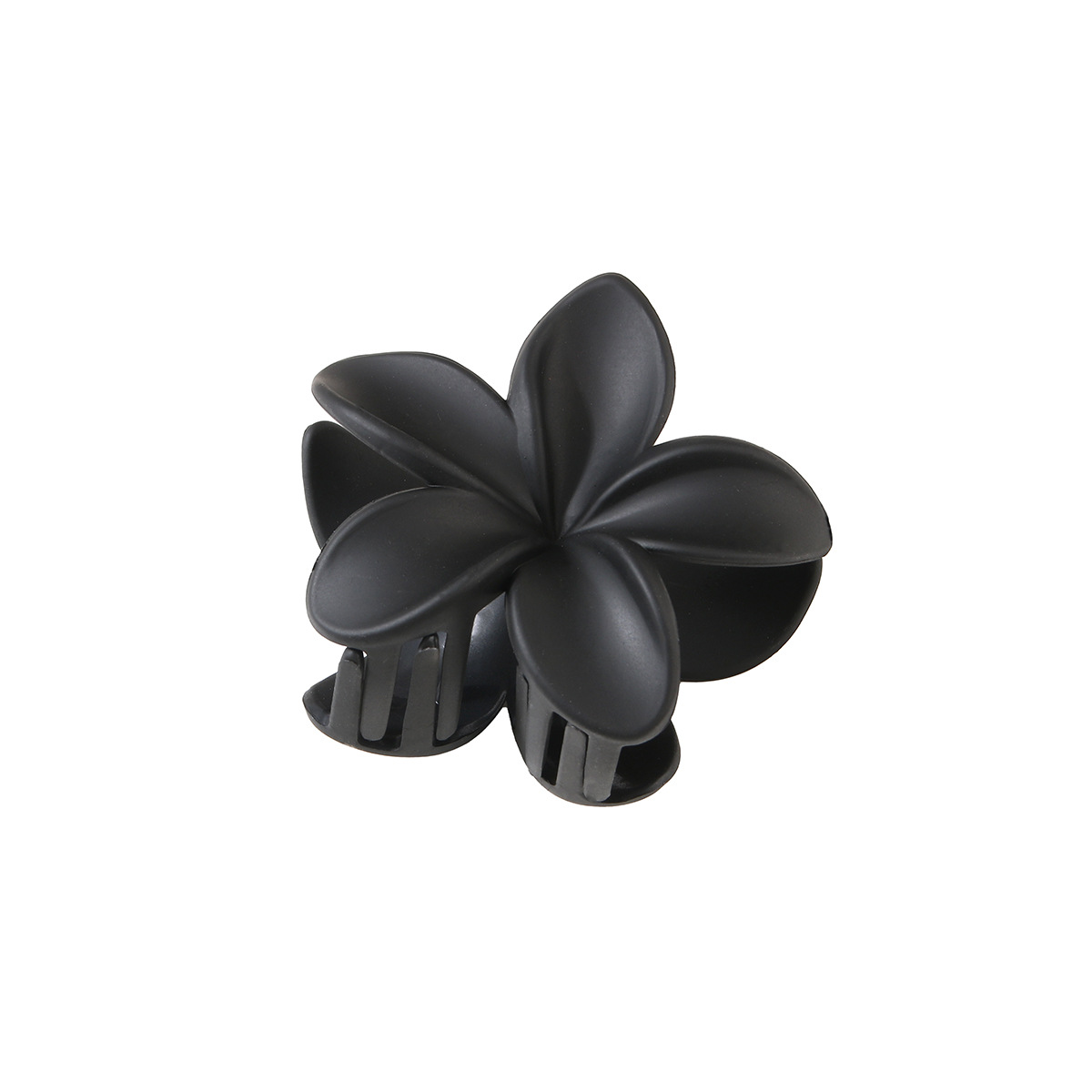 Women's Hair Accessories 8CM Flower Hairpin Frosted Large Plumeria Clip Back Of The Head Hair Shark Clip_voghion.com