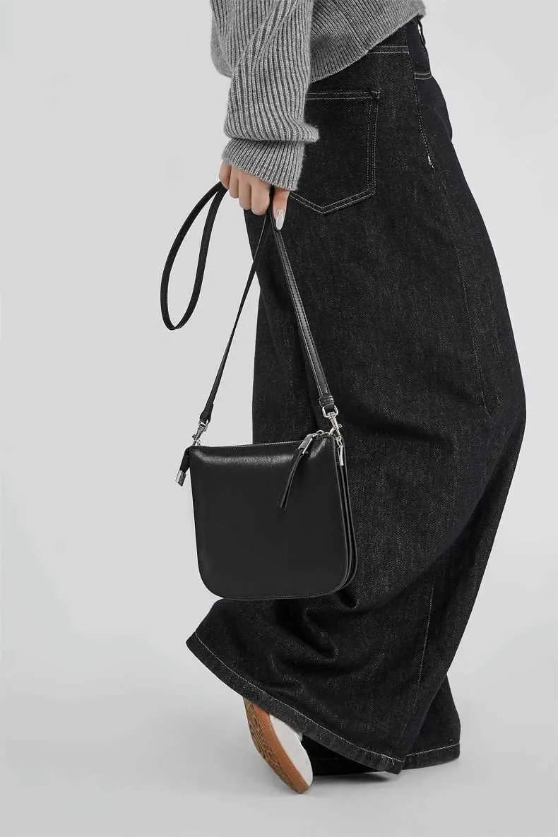 Genți mici de umăr crossbody din piele naturală Toptrends cu 3 straturi pentru femei 2025, poșete de designer Celhone pătrate_voghion.com