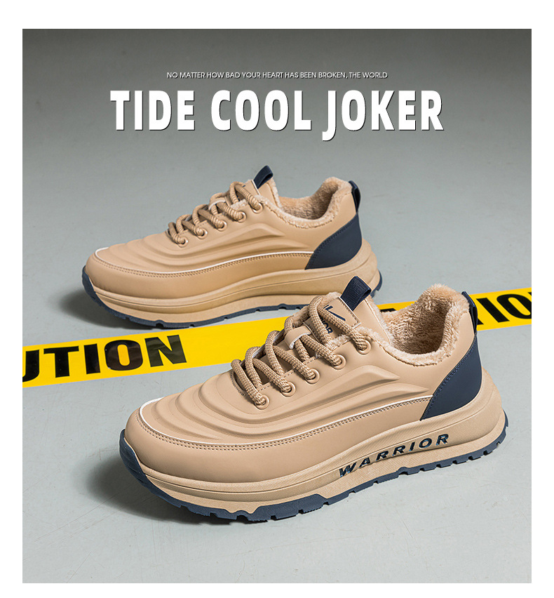 Cotton 2024 New Winter Men's Velvet Thickened Casual Running Sports Shoes _voghion.com