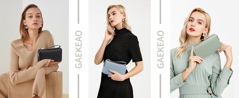 Brieftasche damen lange mode große kapazität multi-karte brieftasche doppel-reißverschluss_voghion.com