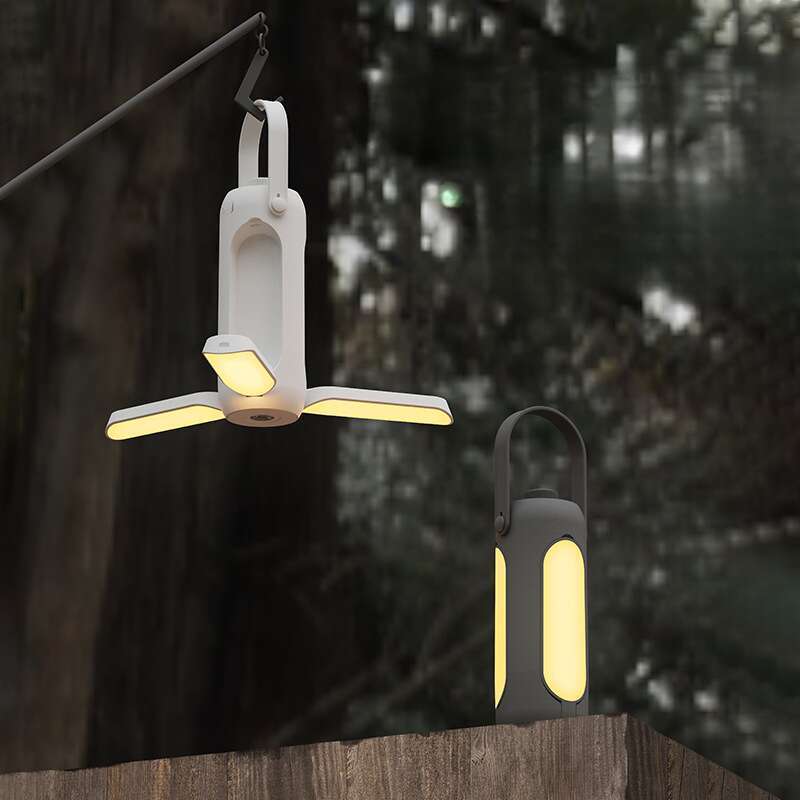 New Multifunctional Camping Light, 10000mAh Battery, Tri Color Dimming, USB Emergency Charging One Step Faster_voghion.com