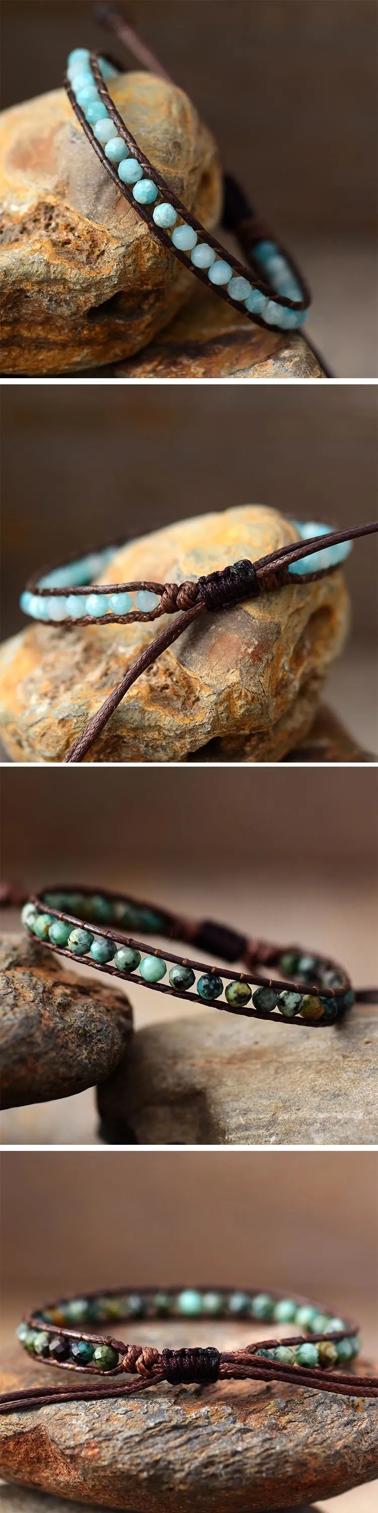 Braccialetti con ciondolo da donna, carini, fatti a mano, con perline, in corda intrecciata, stile bohémien, per ragazze adolescenti, gioielli vegani, dropshipping_voghion.com