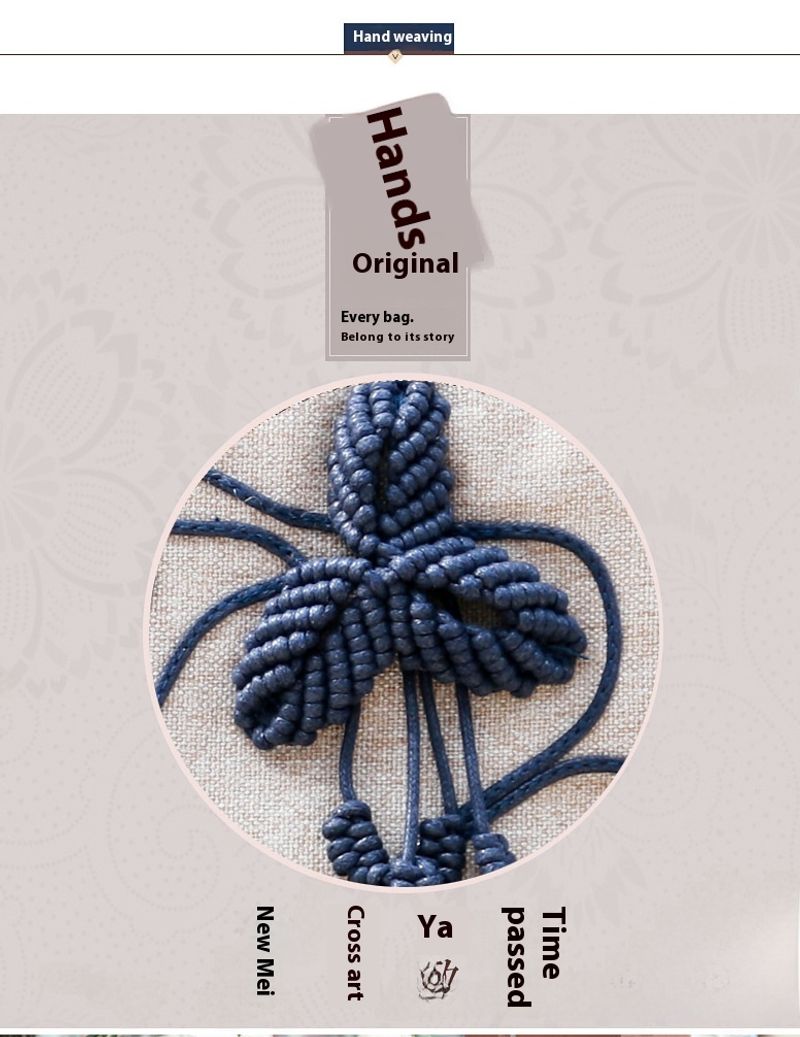 Küstlerische Hadtasche aus Baumwolle ud Haftuch im Bohemia-Stil mit schrägem Kreuz, lässige Schultertasche für_voghion.com