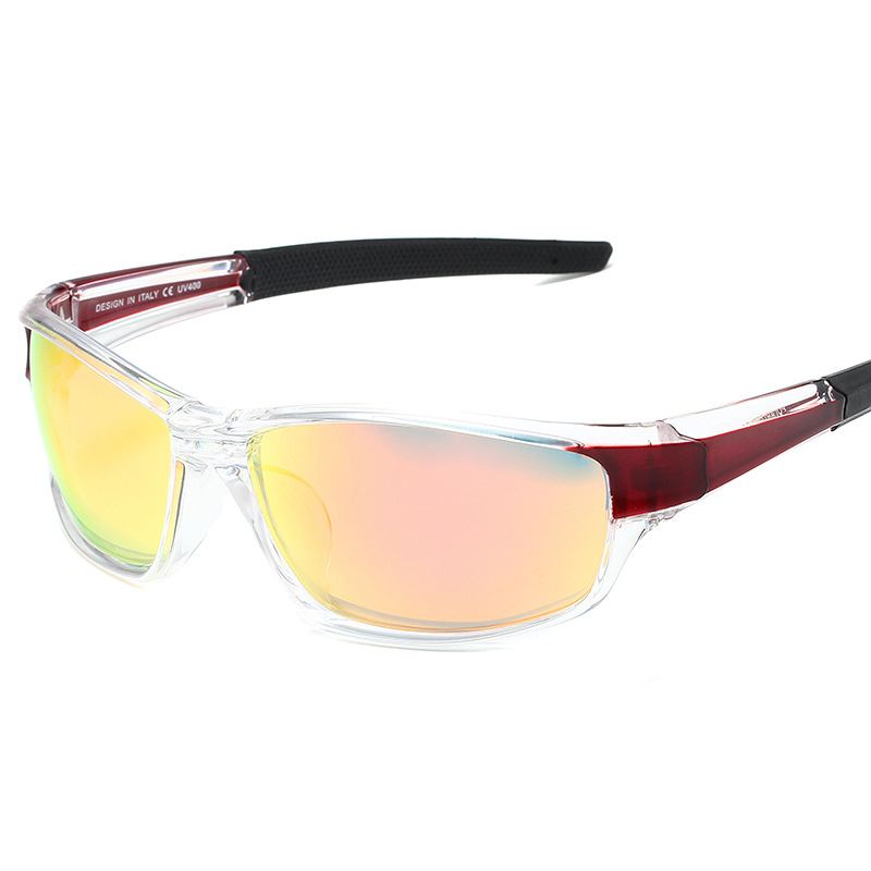 Nuovi occhiali da sole sportivi polarizzati da guida, specchietti notturni, occhiali in plastica D620 alla moda_voghion.com