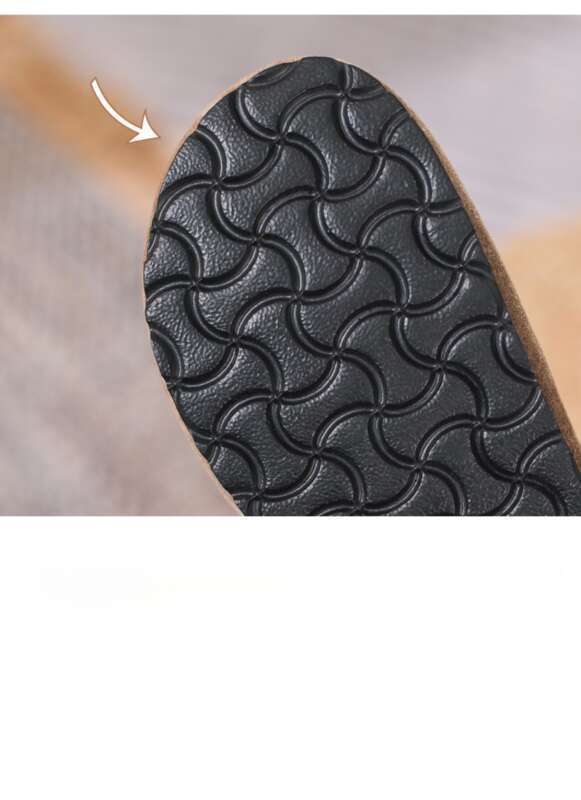 women's Shoe With A Cork Sole On The Toe Cap A Half Flip-flop On The Top._vogvips.com