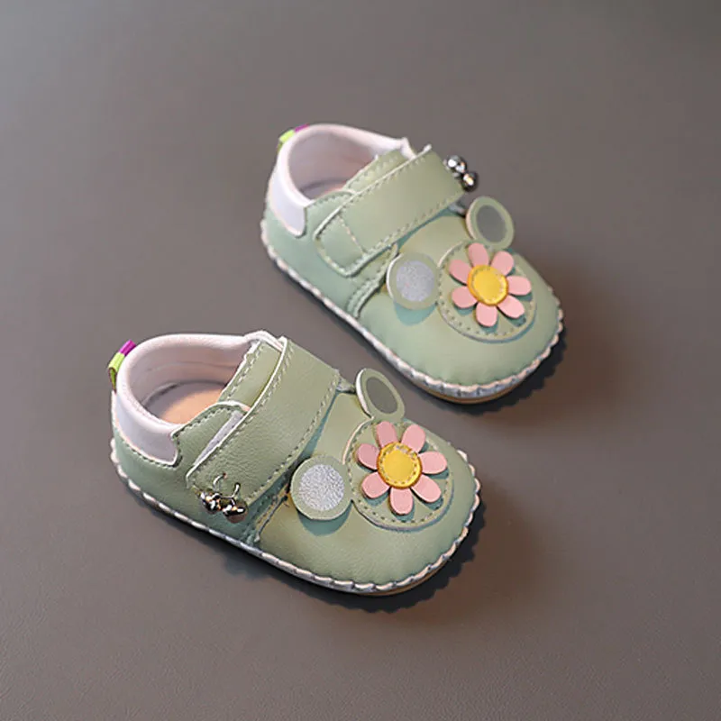 Baby Toddler 2025 Primavera Morbida Pelle Antiscivolo Casual Ballerine Cutefeet Infant Girls Dress Principessa Primi Camminatori Carino wer_voghion.com