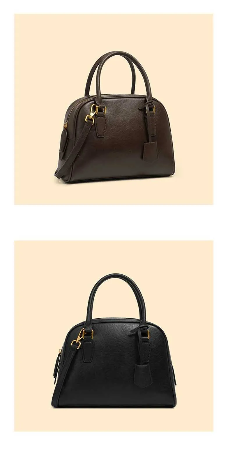Echtes Leder Tote Handtasche Für Damen Designer Schultertasche_voghion.com