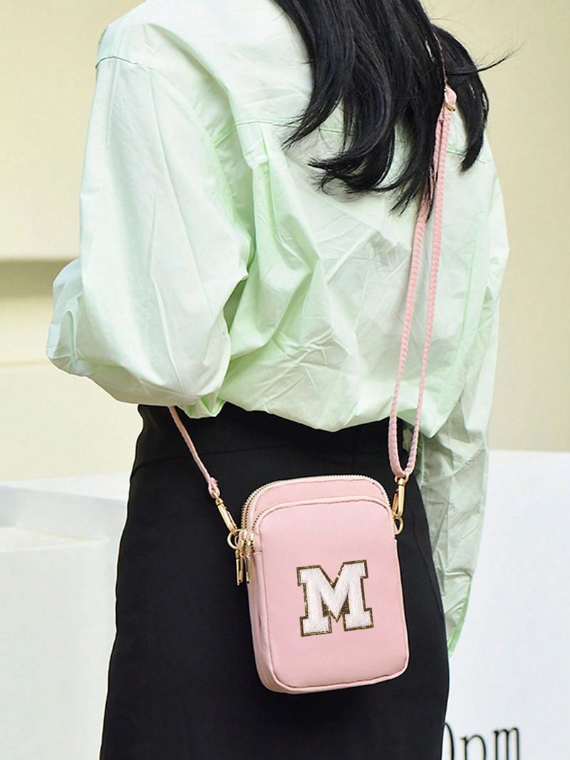 26 Buchstaben Handy Damen Crossbody 2024 Neue Walking Mini Schulter ändern kleine Tasche, vertikale Version_voghion.com