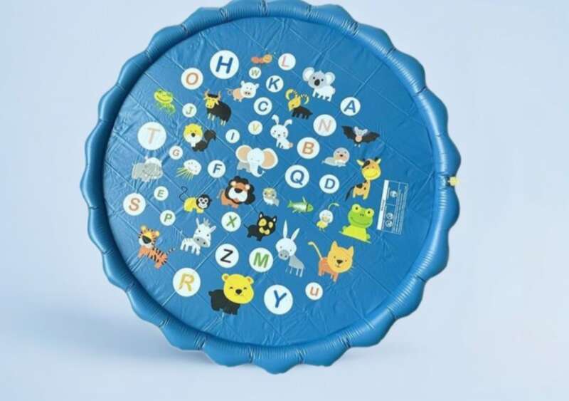New Letter Mat For Children's Summer Oversized Lawn Mat, Outdoor Play Water Spray Toy, Portable_voghion.com