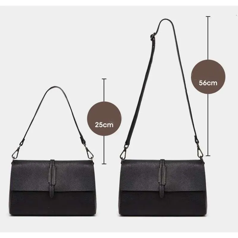 New Arliwwi Designer Real Cow Leather Lady's Flap Messenger Bags Soft Genuine Cowhide Functional Shoulder Handbags_voghion.com